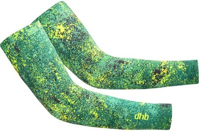 dhb Blok Arm Warmer - Moss AW19 - Green-Multi - M}, Green-Multi