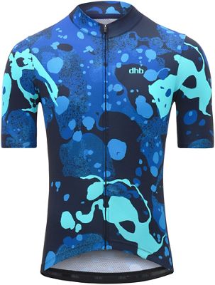 Maillot dhb Blok River (manches courtes) - Bleu/Bleu marine