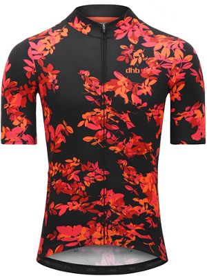 Maillot dhb Blok Autumn (manches courtes) - Orange Floral