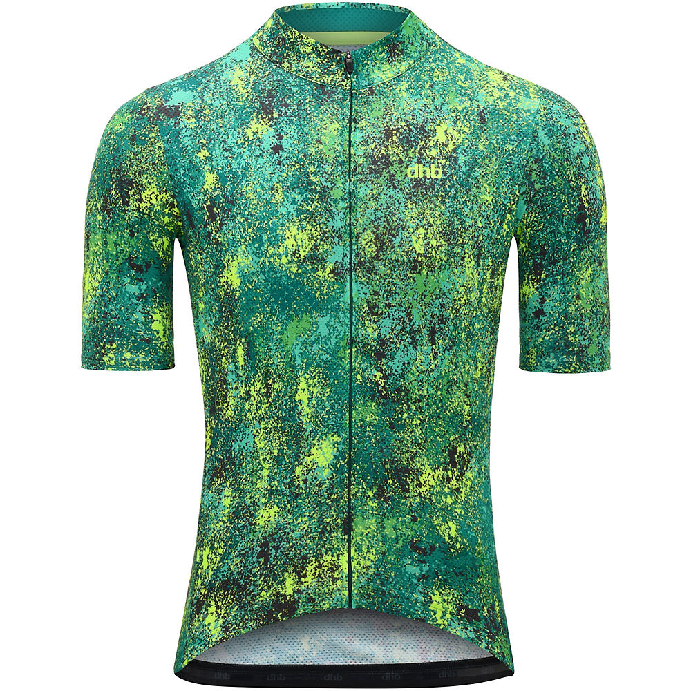 Maillot dhb Blok Moss (manches courtes) - Vert/Multi