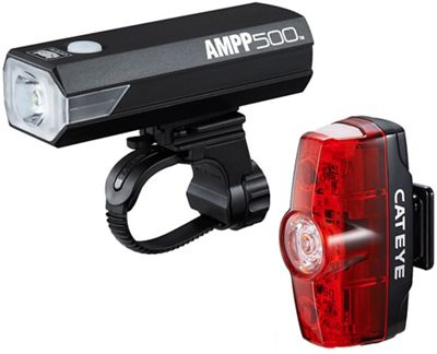 Click to view product details and reviews for Cateye Ampp 500 Rapid Mini Front Rear Light Black Black.