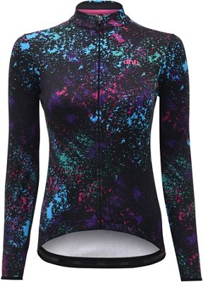 Veste Femme dhb Blok Moss Softshell (coupe-vent) - Noir/Multi - UK 10