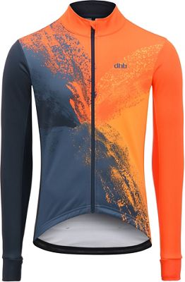 Veste dhb Blok Molten Softshell (coupe-vent) - Orange/Bleu marine