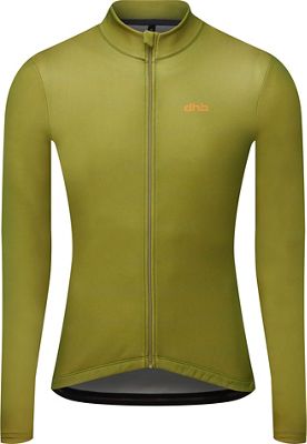 dhb Classic Long Sleeve Jersey - Plain - Calla Green - L}, Calla Green