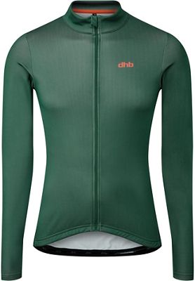 Maglia maniche lunghe dhb Classic Plain - verde - XS, verde