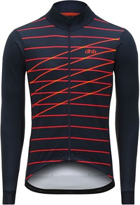 Veste dhb Classic Softshell Roubaix Laser - Bleu marine/Rouge - XS, Bleu marine/Rouge