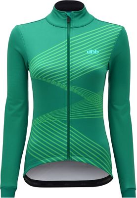 dhb Classic Women Windproof Softshell Spiral - Vert - UK 12, Vert