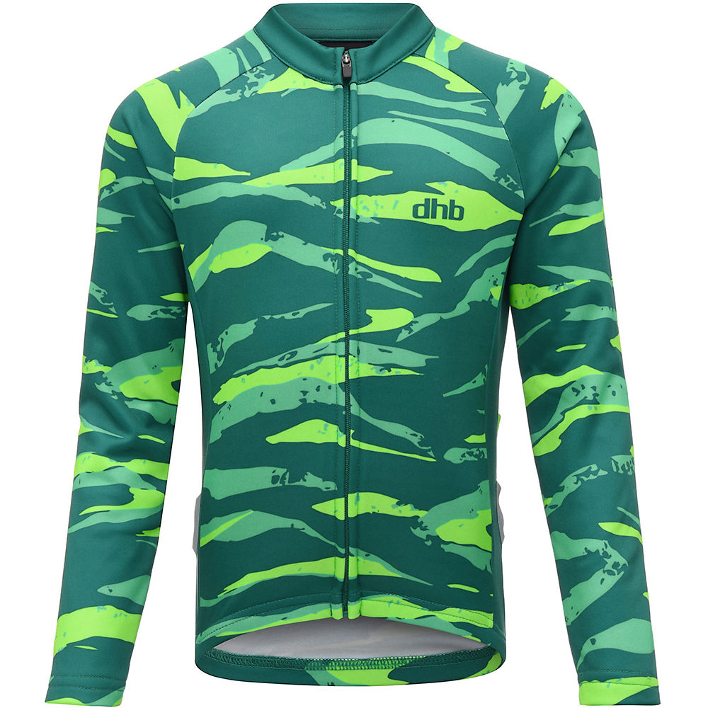 Maillot Enfant dhb Forest (manches longues) - Vert - 8-9 Years