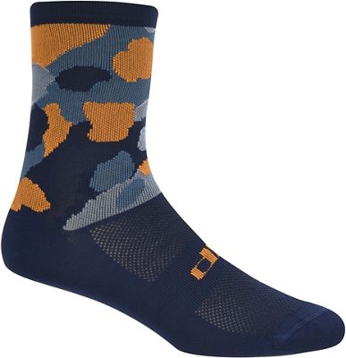 Chaussettes dhb Blok Maple - Bleu marine/Orange
