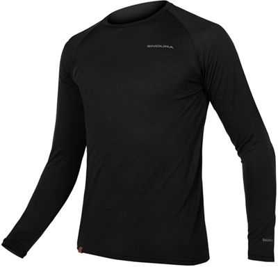 Endura BaaBaa Blend L-S Baselayer - Black - XL}, Black