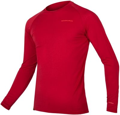 Endura BaaBaa Blend L-S Baselayer - Rust Red - XXL}, Rust Red