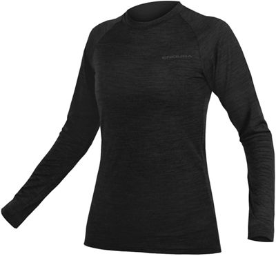 Endura Women's Baa Baa Blend L-S Baselayer - Black - M}, Black