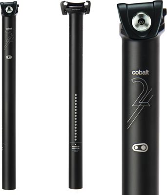 crankbrothers Cobalt 2 Inline Seatpost - Noir argent - 31.6mm