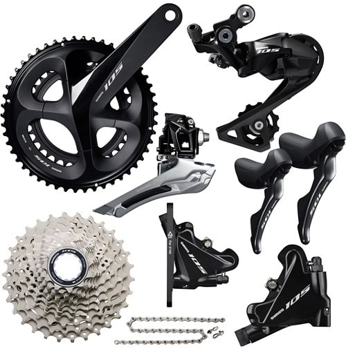 Shimano 105 R7020 Road Disc Groupset | Chain Reaction