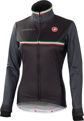 Castelli Women's Exclusive Windstopper Jacket - Black-Tricolour - XS