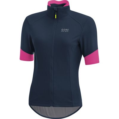 Gore Bike Wear Women's Power GWS Jersey - Black Iris-Raspberry Rose - XS