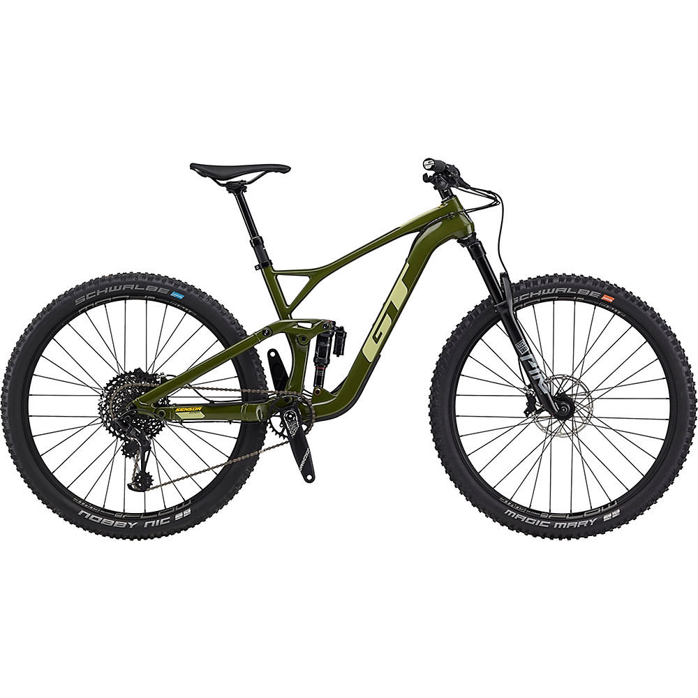 GT Sensor Carbon Expert Bike 2020 - Military Green - Gumwall