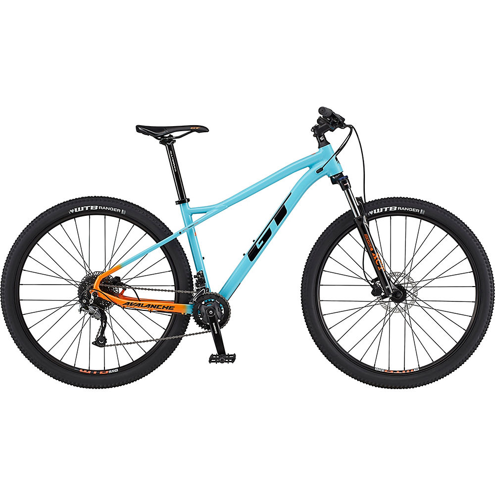 VTT semi-rigide GT Avalanche Sport 2020 - Aqua Blue - Orange Fade - XS