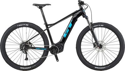 GT ePantera Current E-Bike 2020 - Gloss Black - Cyan Blue