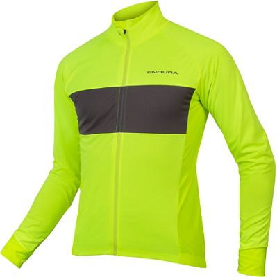 Endura FS260-Pro Jetstream L-S Jersey II - HiVizYellow - M}, HiVizYellow