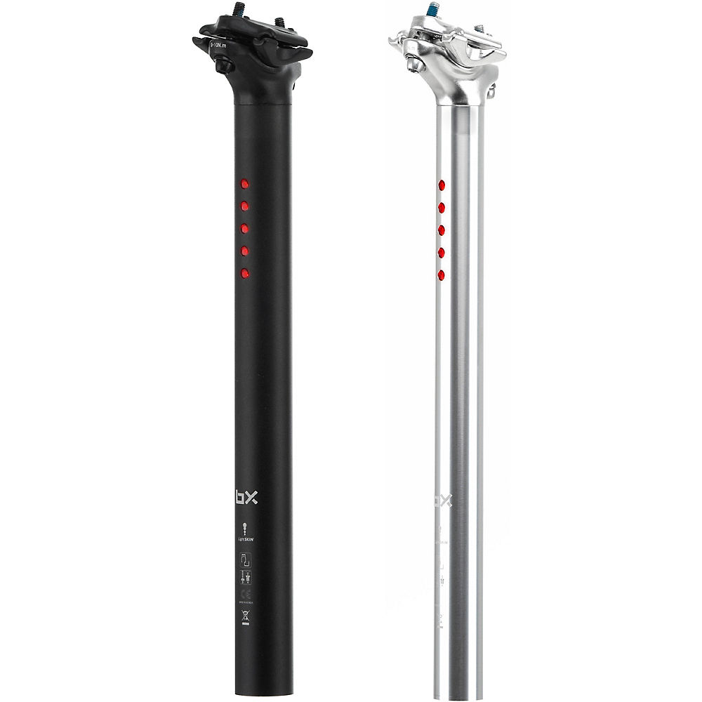 Brand-X LightSKIN Seatpost Light (USB Charge) - Silver - 27.2mm, Silver