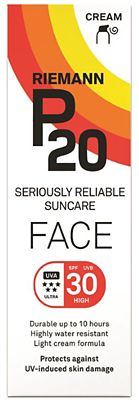 P20 SPF30 Face Sun Cream (50ml) 2019 - bianco, bianco