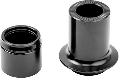 Prime Audax Hub End Caps (12mm) - Black - Front}, Black