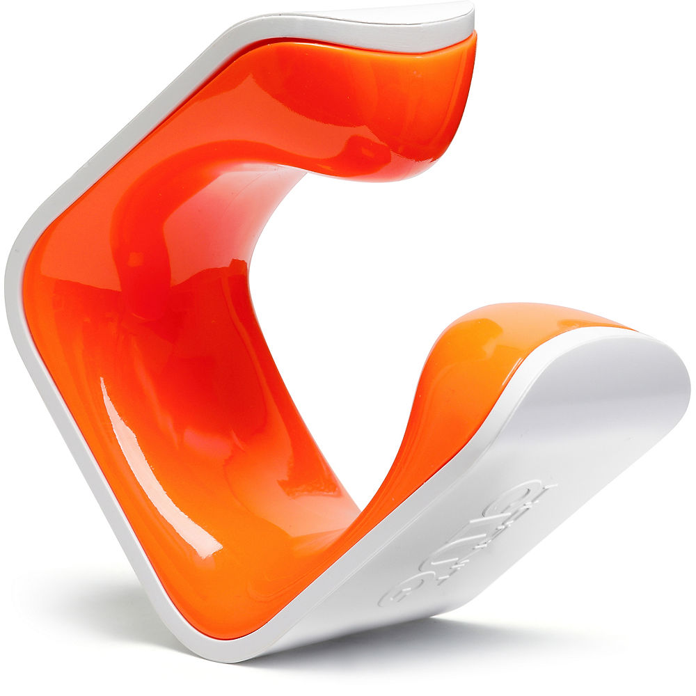 Image of Clug MTB Plus Bike Holder - Blanc - Orange, Blanc - Orange