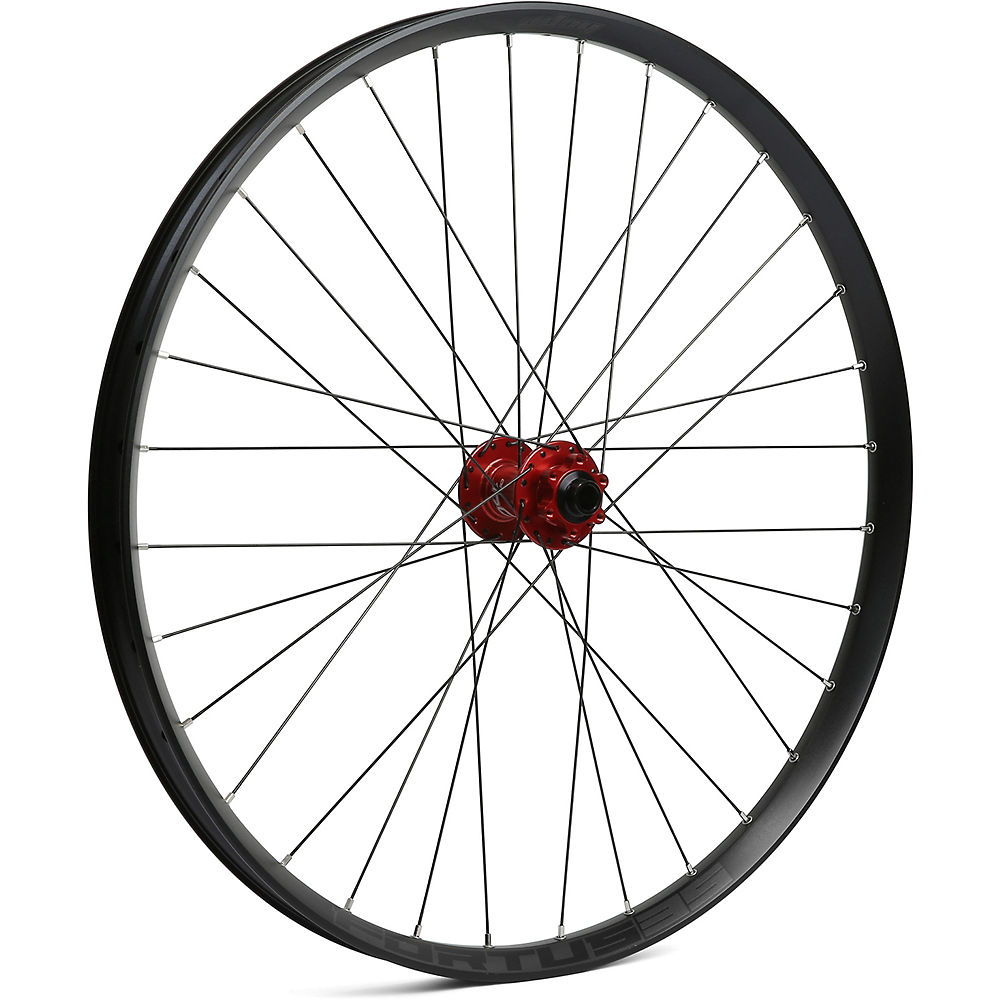 Image of Hope Fortus 35 Mountain Bike Front Wheel - Red - 15 x 100mm, Red
