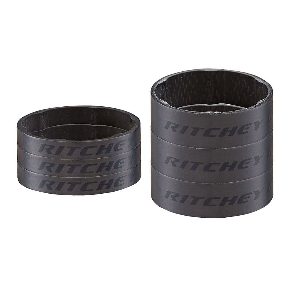 Ritchey WCS Carbon Headset Spacer Kit - Matte Black, Matte Black