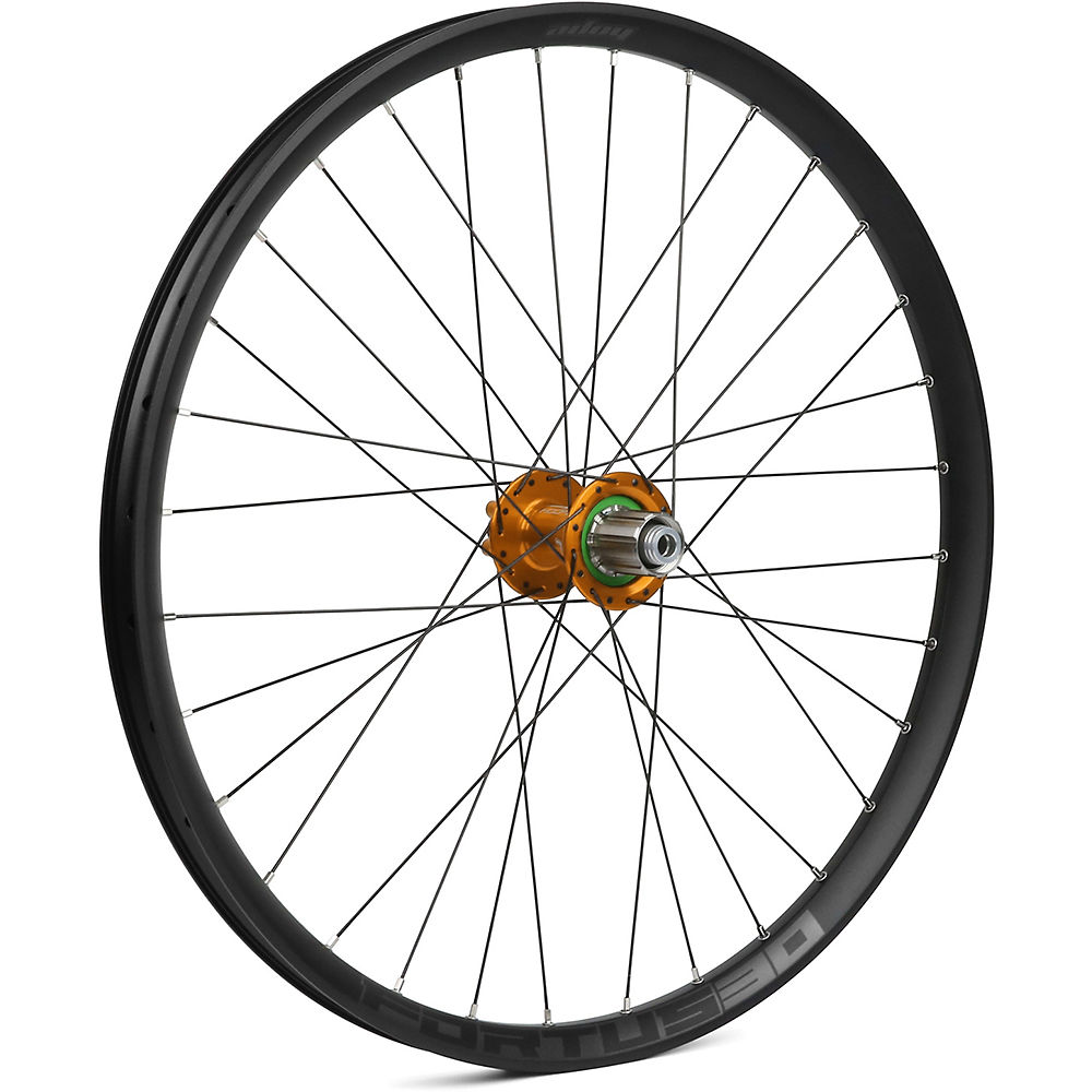 Roue arrière VTT Hope Fortus 30 - Orange - 12 x 142mm, Orange