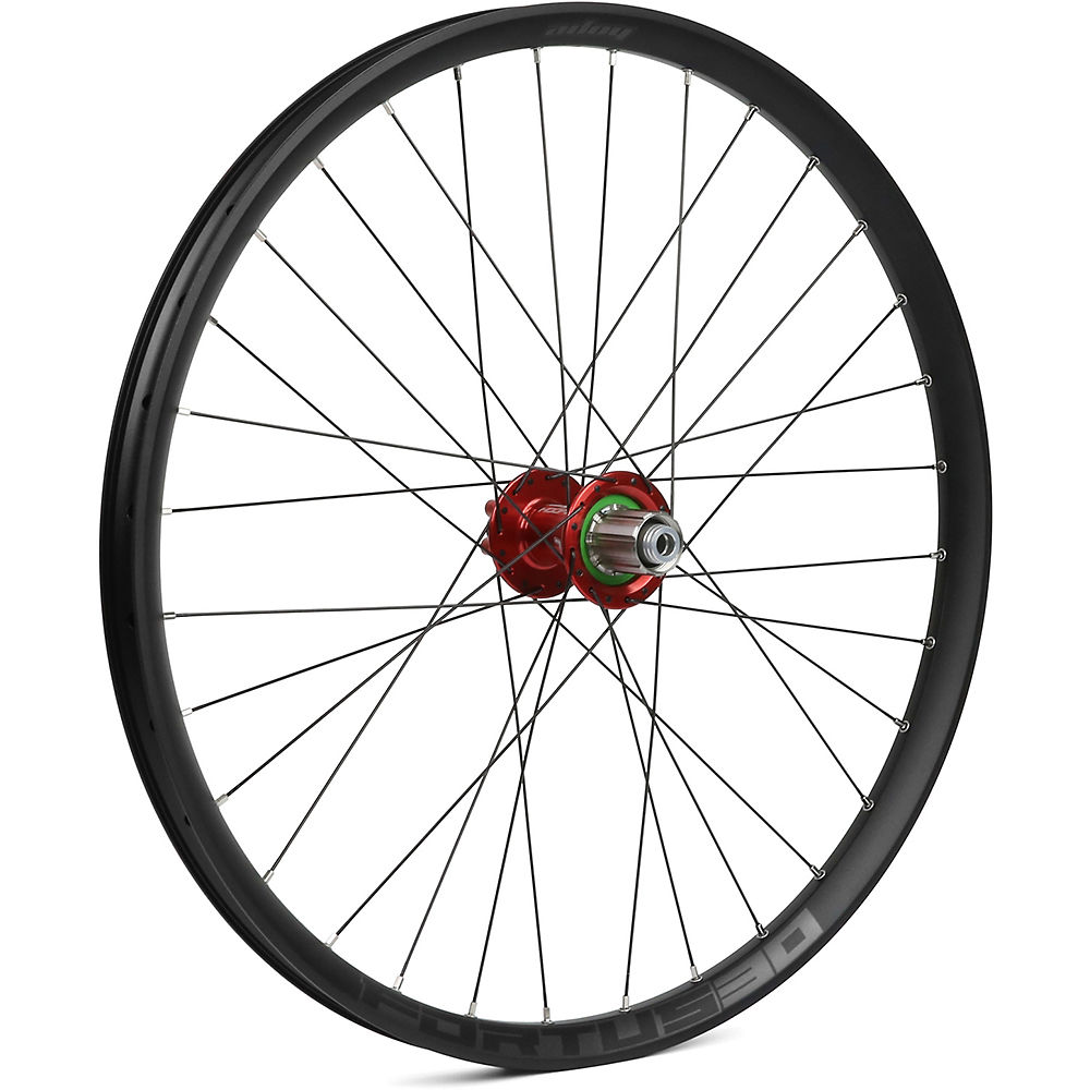 Roue arrière VTT Hope Fortus 30 - Rouge - 12 x 148mm, Rouge