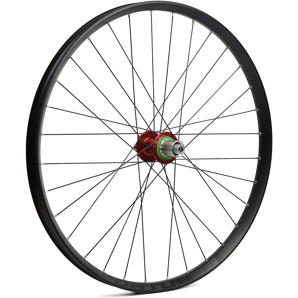 Roue arrière VTT Hope Fortus 35 - Rouge - 12 x 142mm