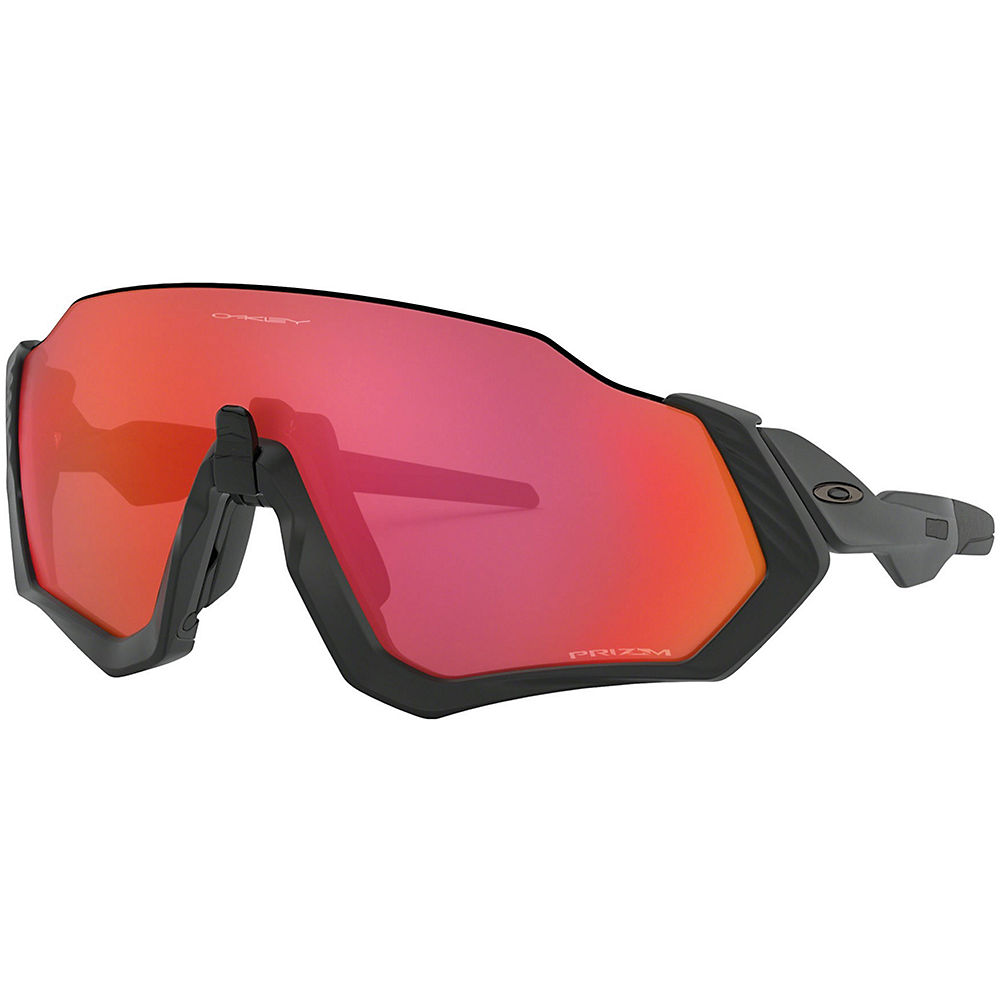 Oakley Flight Jacket Prizm Trail Sunglasses - Matte Black