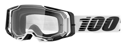 100% ARMEGA Goggle Black - Clear Lens  - Atmos, Atmos