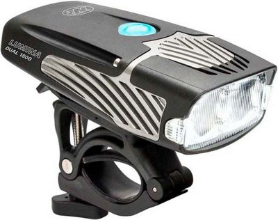 Nite Rider Lumina 1800 Dual Beam Front Bike Light - Black, Black