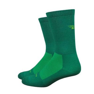 Defeet Levitator Trail 6 D-Logo Socks - Vert - M, Vert
