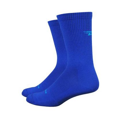 Defeet Levitator Trail 6 D-Logo Socks - Royal Blue, Royal Blue