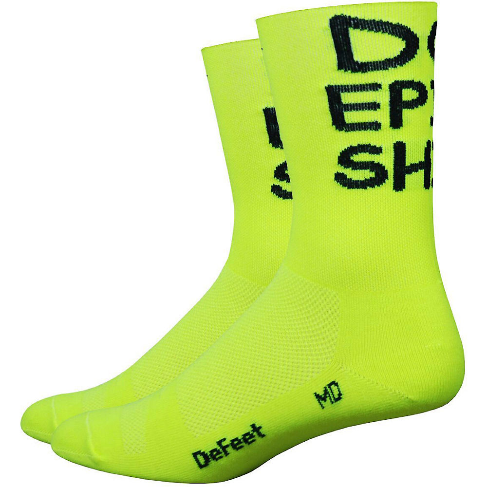 Defeet Aireator 5 Do Epichit Socks - High Vis Yellow