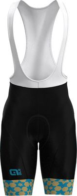 Alé Women's Retro Tile Bib Shorts - Noir/Bleu - XL