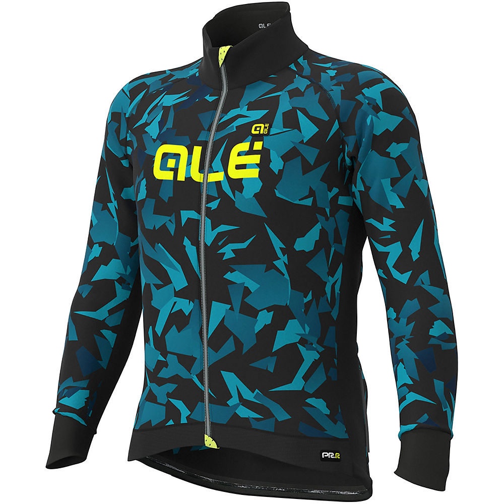 Alé Glass Jacket - Black Petrol Turq - XS, Black Petrol Turq