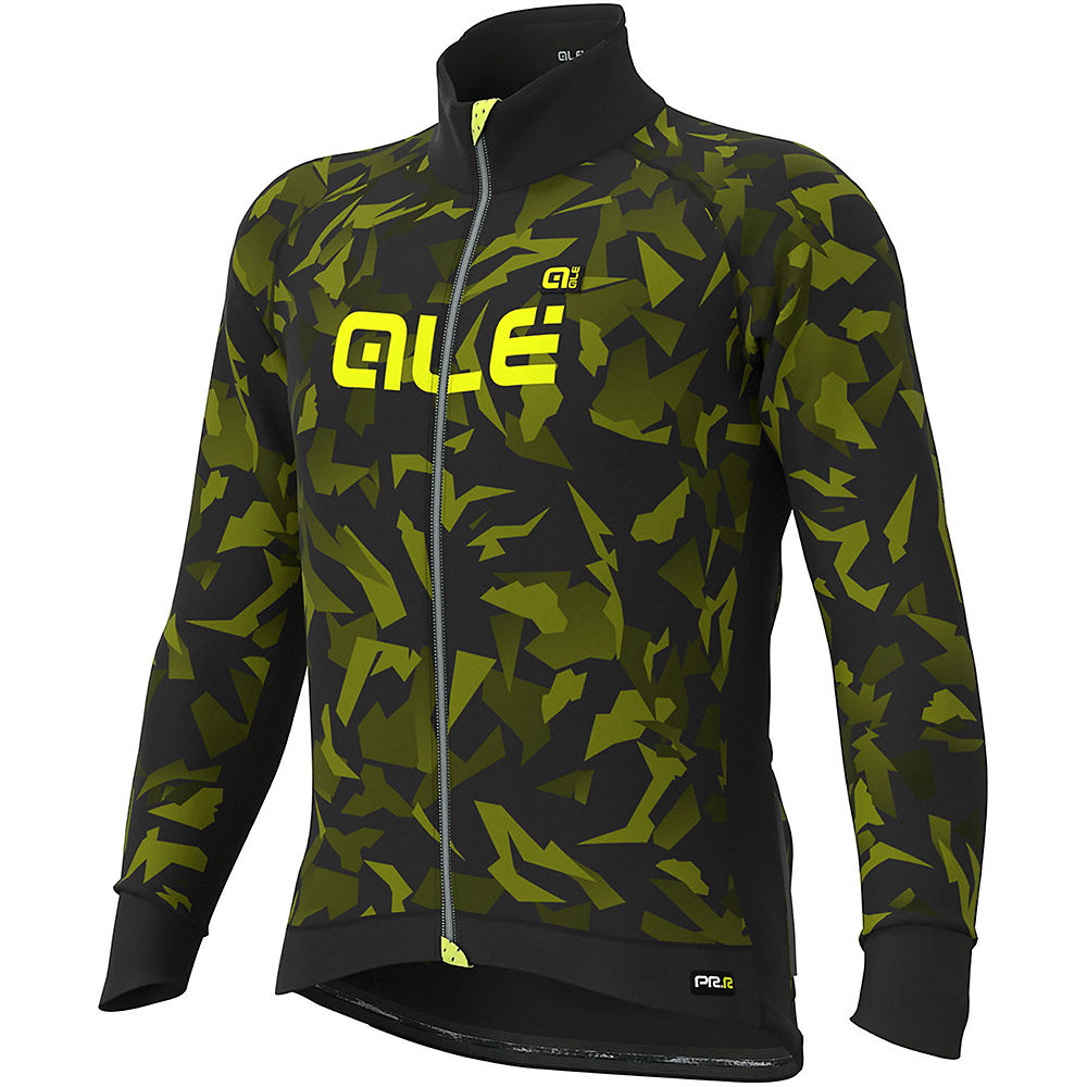 Alé Glass Jacket - Black Yellow Fluo - XS, Black Yellow Fluo