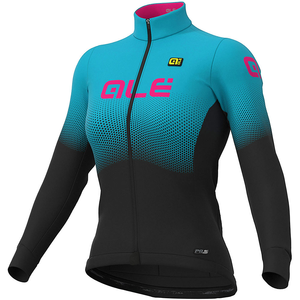 Alé Women's Onda Micro Jersey - Black Light Blue - XXL