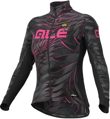 Alé Women's Sunset Winter Jersey - Black Fluo Pink - XS, Black Fluo Pink