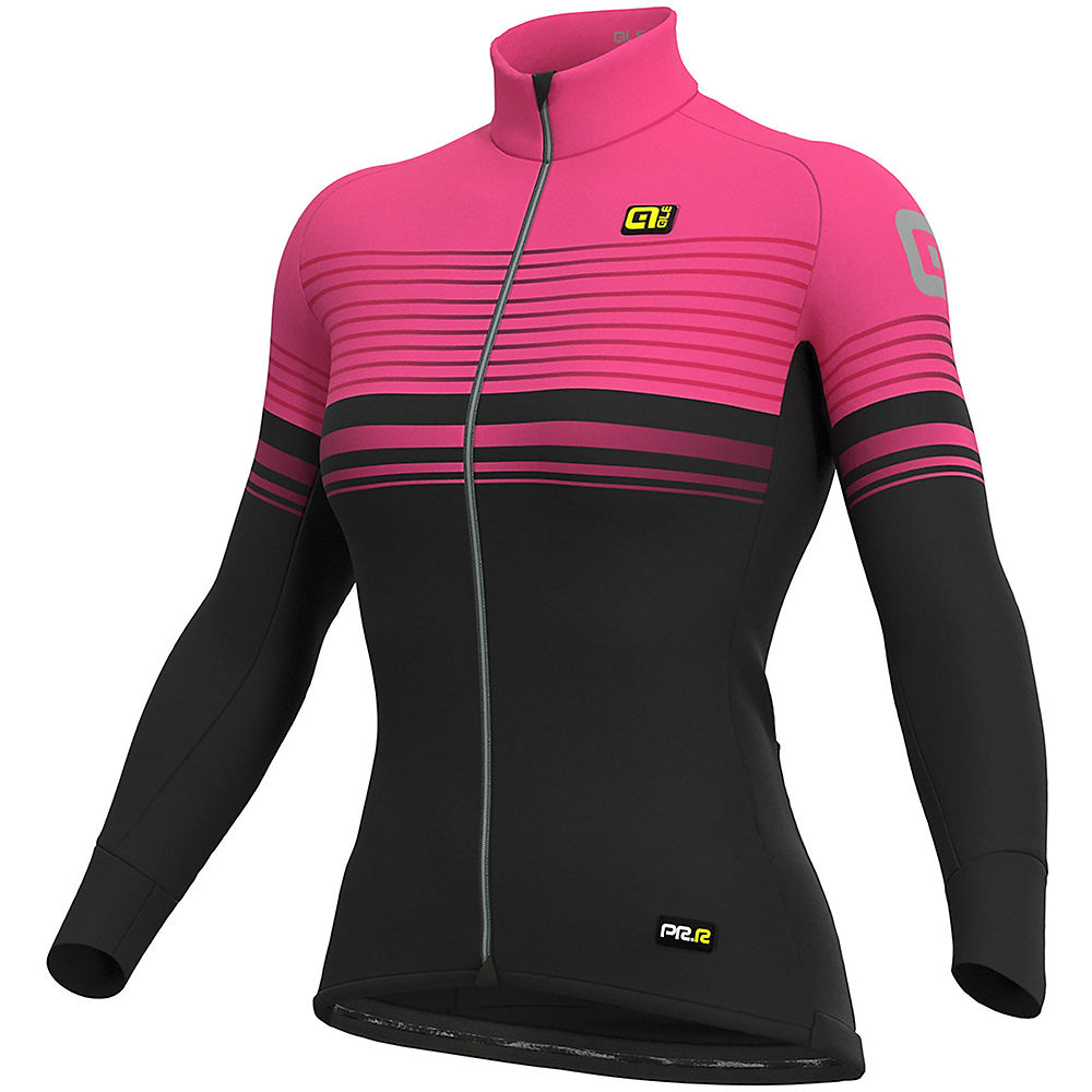 Alé Women's Slide Micro Jersey - Black Fluo Pink