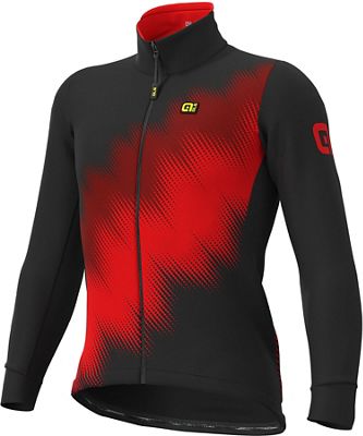 Alé Pulse Stretch Jacket  - Black Bordeaux Red - XS, Black Bordeaux Red