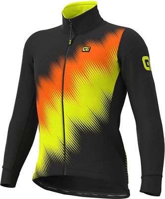 Alé Pulse Stretch Jacket  - Black Fluo Orange Fluo Yellow - XS, Black Fluo Orange Fluo Yellow