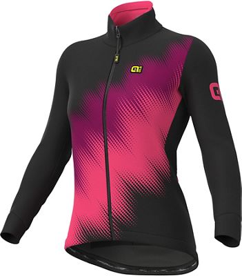 Alé Women's Pulse Stretch Jacket - Black Prune Pink - XS