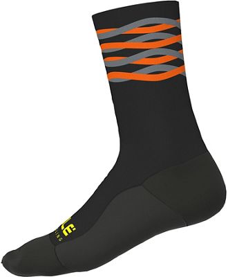Alé Speed Fondo Socks H18 - Black Fluo Orange, Black Fluo Orange