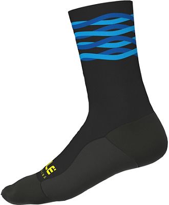Alé Speed Fondo Socks H18 - Black Turquoise, Black Turquoise